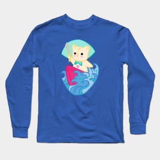 Cute Pirate Cat Long Sleeve T-Shirt